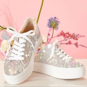 Betsy Johnson Sidney Rhinestone Sneakers